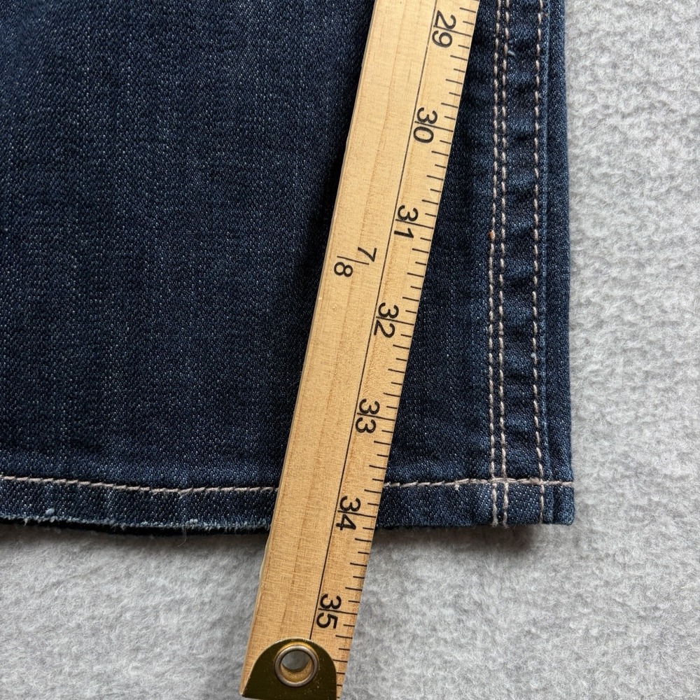 Rock Revival Jeans Womens 30 Blue Low Rise Gwen Boot Dark Wash Stretchy Western - Picture 8 of 11